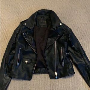Faux leather jacket
